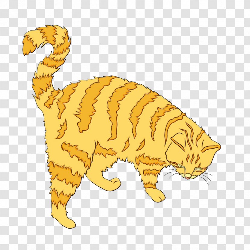 Whiskers Wildcat Tiger Paw - Claw Animal Figure Transparent PNG