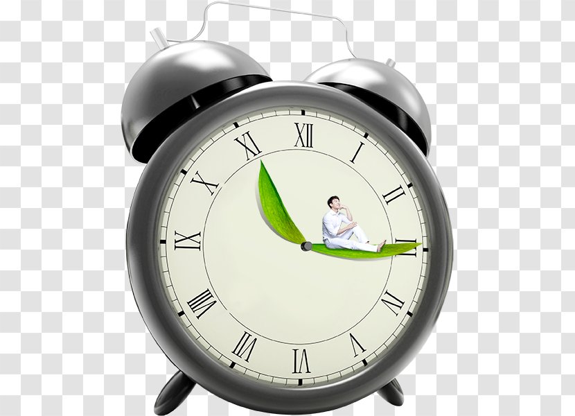 Alarm Clock Icon - Creative Man Transparent PNG