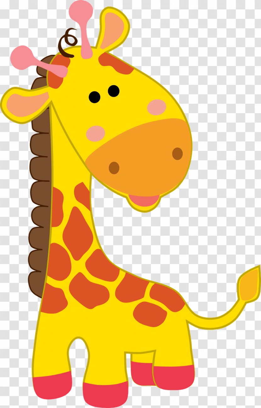 Northern Giraffe Safari Party Drawing - Terrestrial Animal Transparent PNG