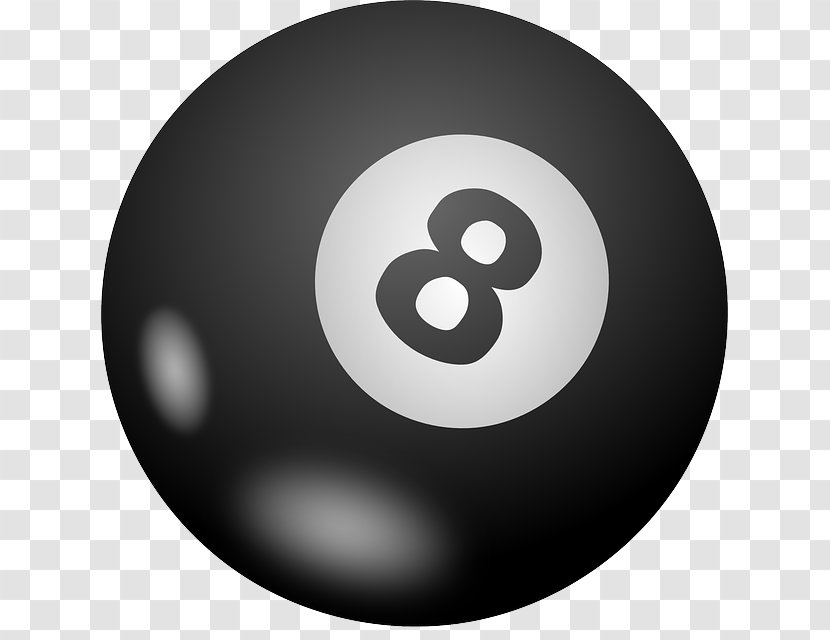 Magic 8-Ball Eight-ball Billiards Pool Billiard Balls - Eight Ball Transparent PNG