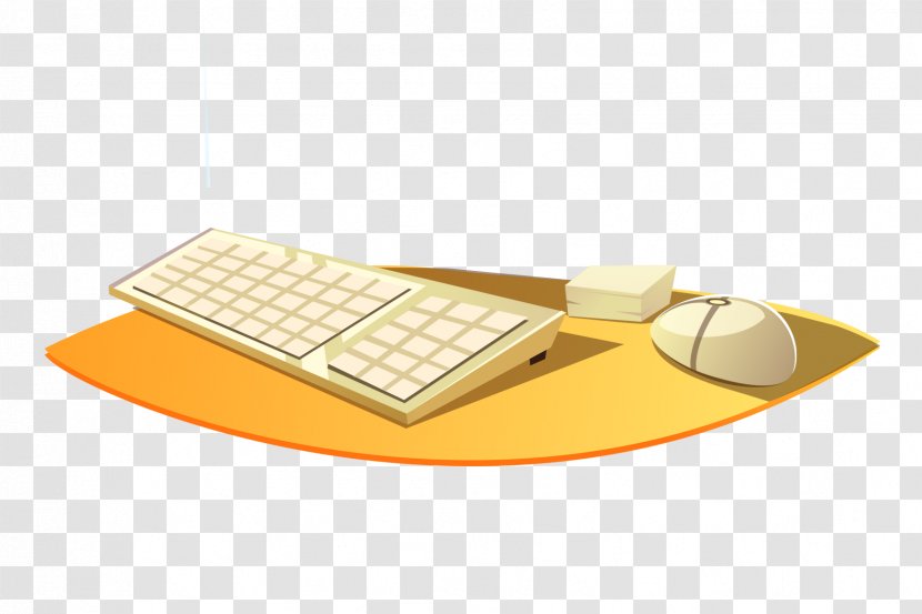 Computer Keyboard Mouse - Table - Vector Transparent PNG