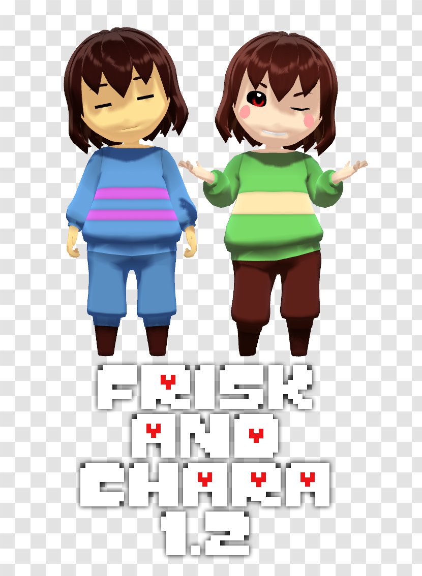 Undertale Boy Fan Art Female - Silhouette Transparent PNG