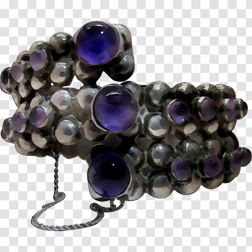 Amethyst Bead Bracelet Purple - Metal - Fashion Accessory Transparent PNG