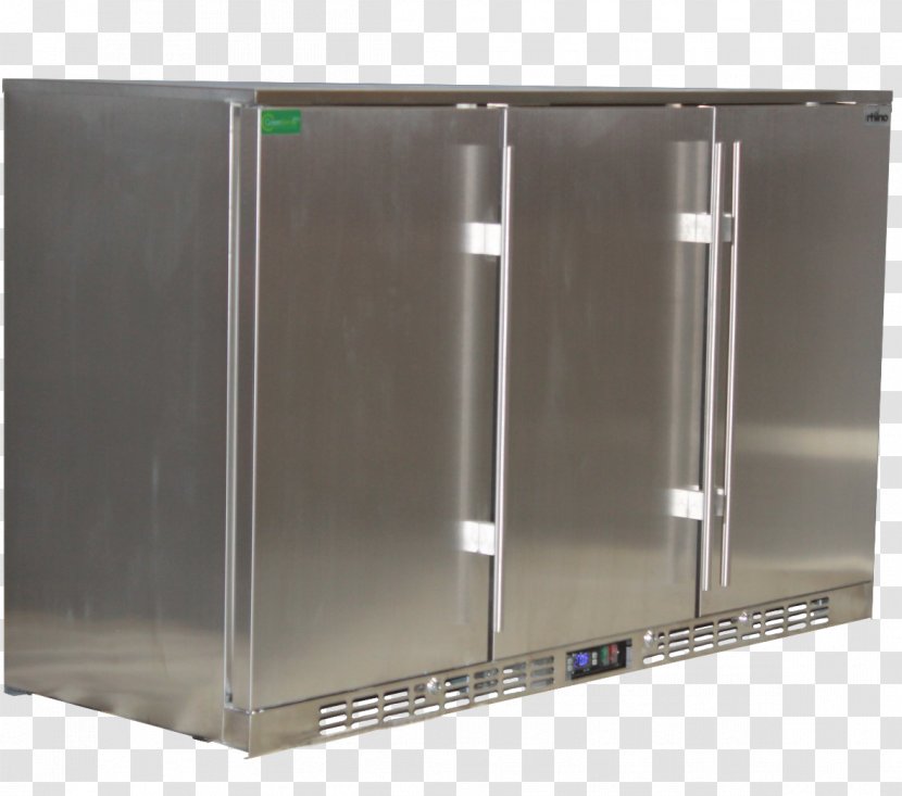 Refrigerator Home Appliance Stainless Steel Door - Mini Fridge Transparent PNG