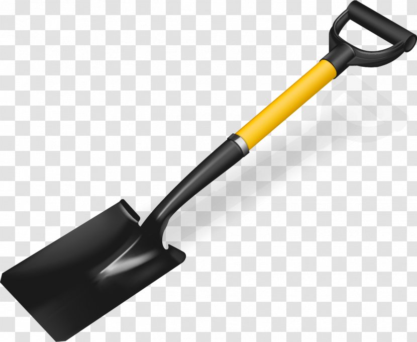 Shovel Handle Spade Gardening - Vector Hand-painted Shovels Transparent PNG