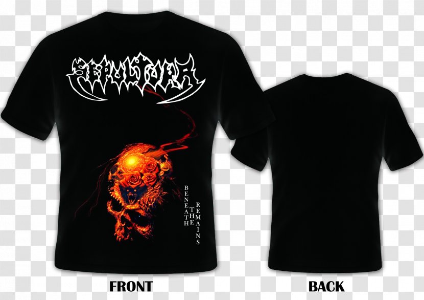 T-shirt Monster Energy Superboy Sepultura Beneath The Remains - Logo Transparent PNG