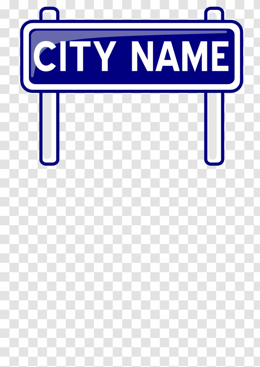 Clip Art - Blue - Nameplate Transparent PNG