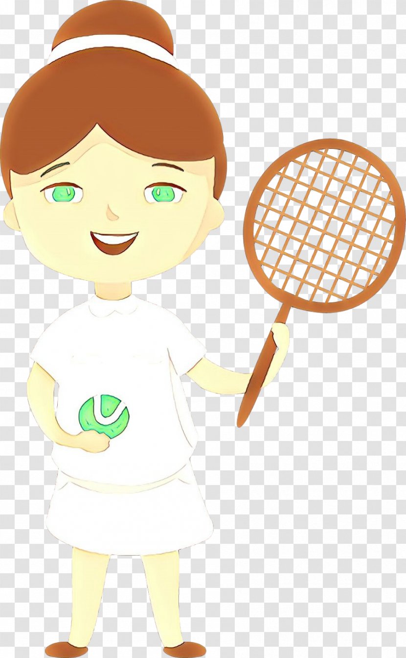 Racket Tennis Girl Clip Art Sports - Playing - Ping Pong Transparent PNG