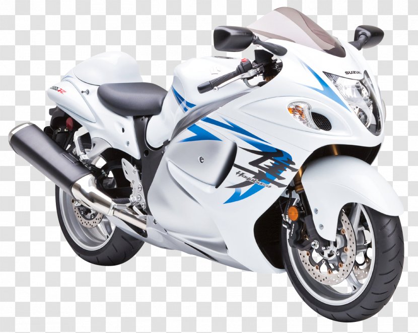 Suzuki Hayabusa Car Motorcycle Yamaha YZF-R1 - Automotive Wheel System - White GSX 1300 Bike Transparent PNG