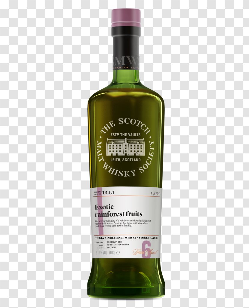 Single Malt Whisky Scotch Whiskey Islay - Bottle Transparent PNG
