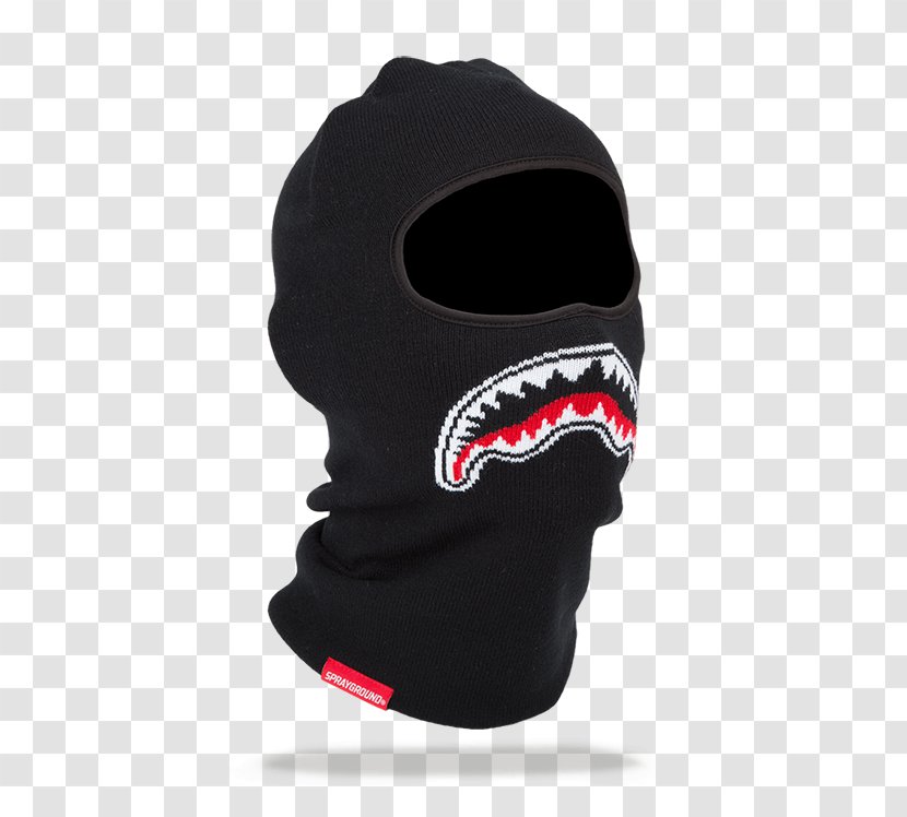 Balaclava Mask Cap Shark Hat - Neck Gaiter - Mouth Transparent PNG