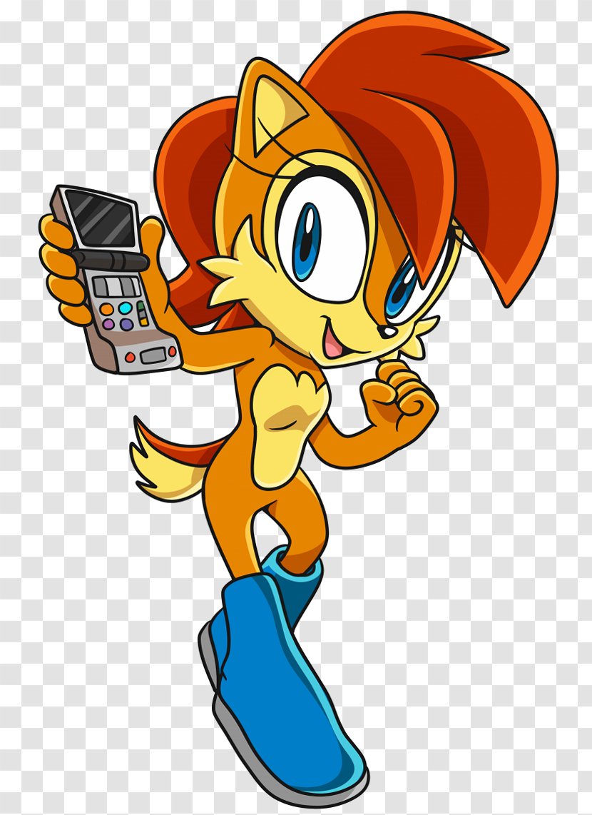 Princess Sally Acorn Tails Sonic The Hedgehog Sega - Fictional Character - Fox Fur Vest Transparent PNG
