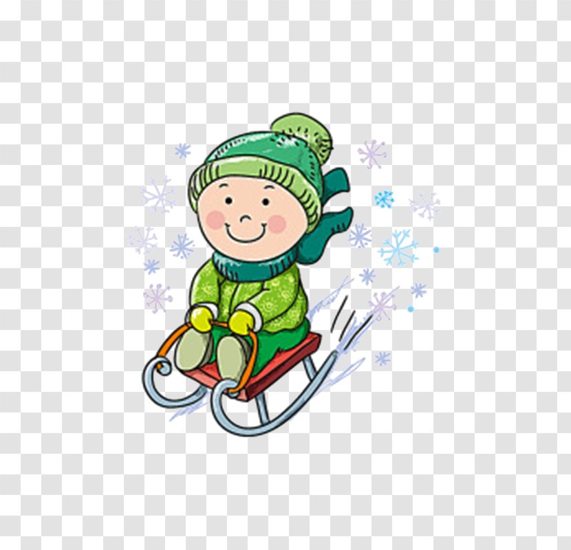 Winter Sport Royalty-free Clip Art - Ice Skate - Cartoon Kids Skiing Transparent PNG