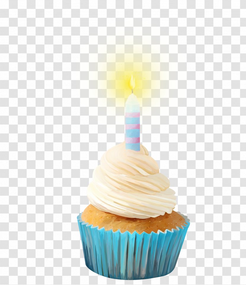 Cupcake Muffin Buttercream - Butter - Cakes And Candles Transparent PNG
