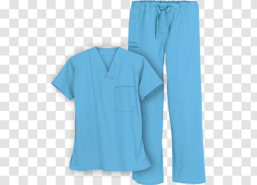 Scrubs Sleeve Nurse Uniform Nursing Care - Hospital - Shirt Transparent PNG