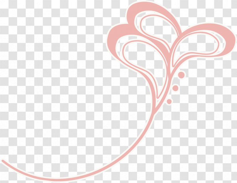 Ornament Beauty - Heart - Silhouette Transparent PNG