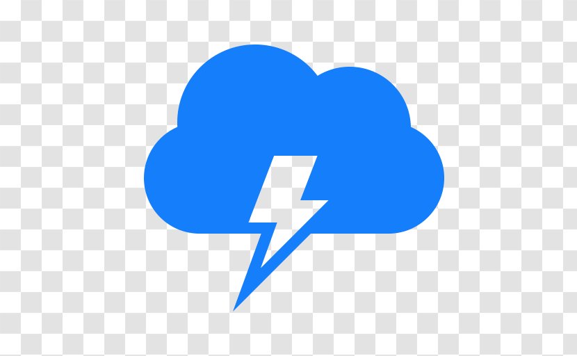 Lightning Cloud Symbol Thunderstorm - Logo - Clipart Transparent PNG