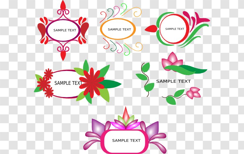 Floral Design Clip Art - Magenta Transparent PNG