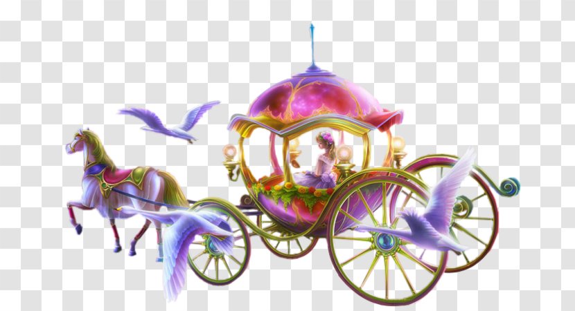 Carriage Clip Art Image Cinderella - Wagon Transparent PNG