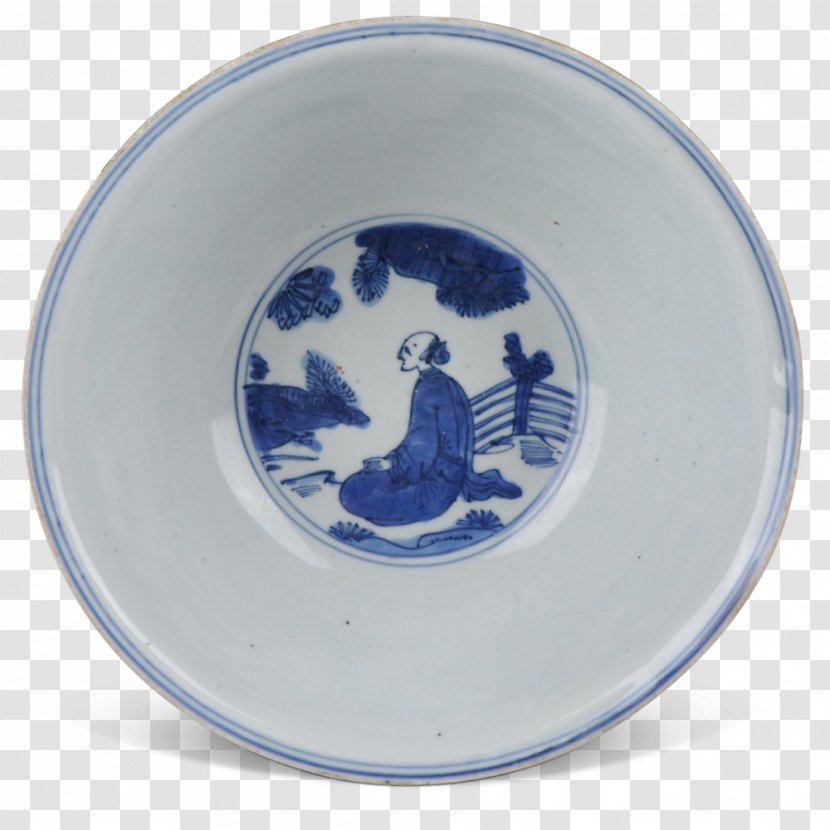 Plate Blue And White Pottery Ceramic Cobalt Saucer Transparent PNG