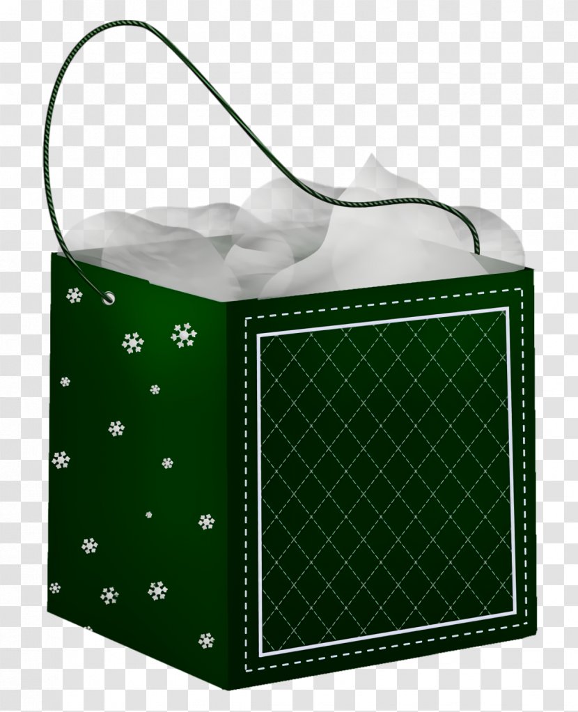 Christmas Gift New Year - Napkin Holder Green Transparent PNG