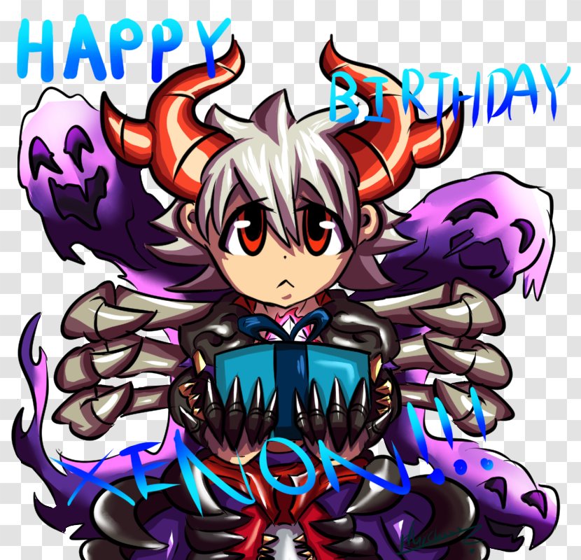 Birthday Xenon Demon Desktop Wallpaper Illustration - Frame - Happy 18 Transparent PNG