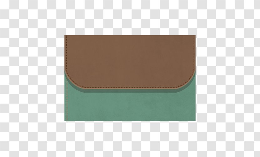 Brown Wallet Turquoise Rectangle Transparent PNG