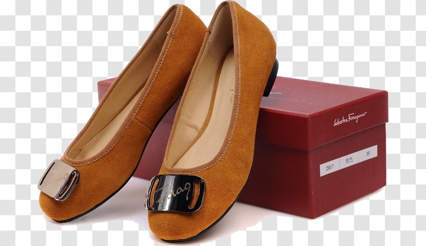 Slip-on Shoe Ballet Flat Sandal Leather - Brown - Slipon Transparent PNG