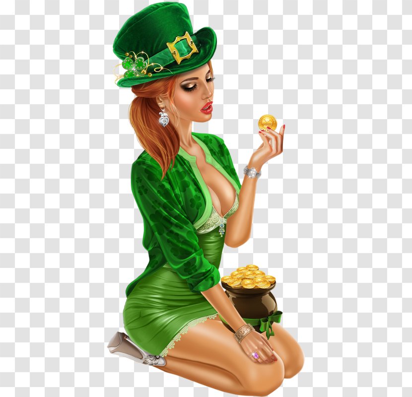 Princess Aurora Royalty-free Clip Art - Green - Saint Patrick's Day Transparent PNG