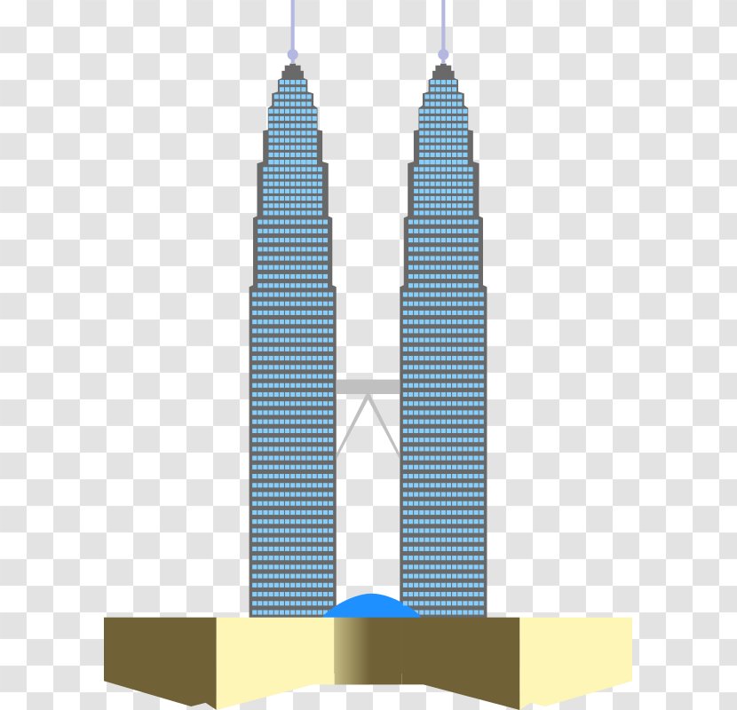 Petronas Towers World Trade Center Clip Art - Skyline - Tower Transparent PNG