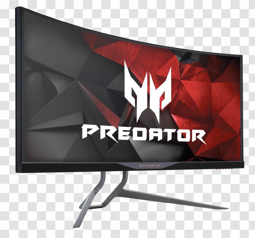Predator X34 Curved Gaming Monitor Laptop Acer Aspire Nvidia G-Sync Computer Monitors - Media Transparent PNG