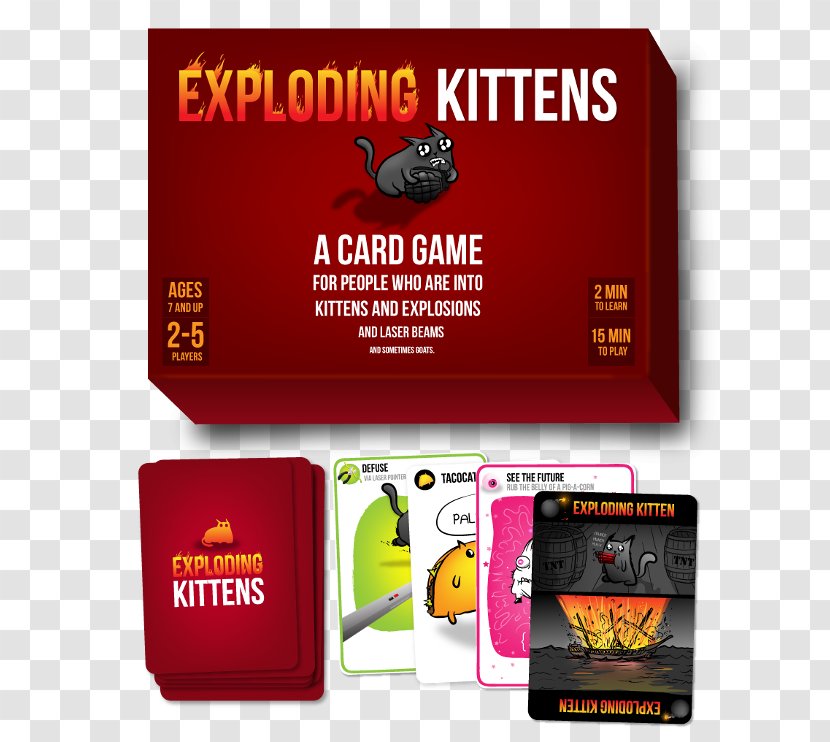 Exploding Kittens Mahjong Card Game Board Playing - Player Transparent PNG