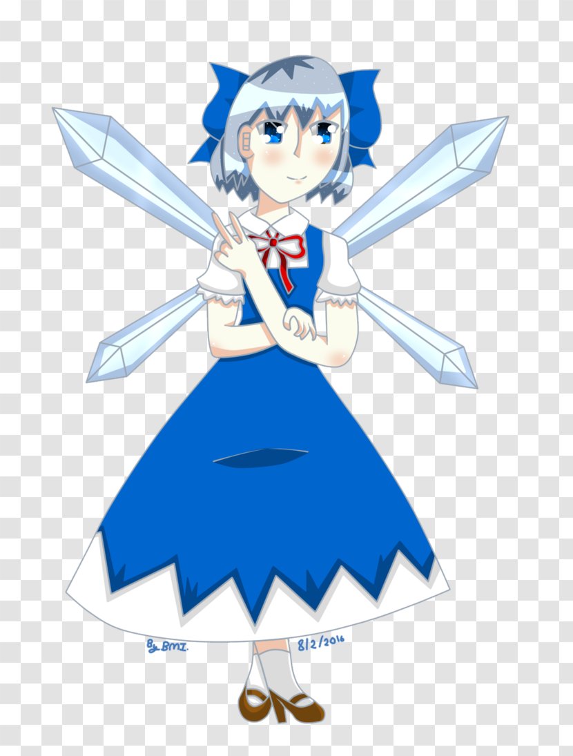 The Embodiment Of Scarlet Devil Subterranean Animism Cirno Drawing - Heart - Flower Transparent PNG