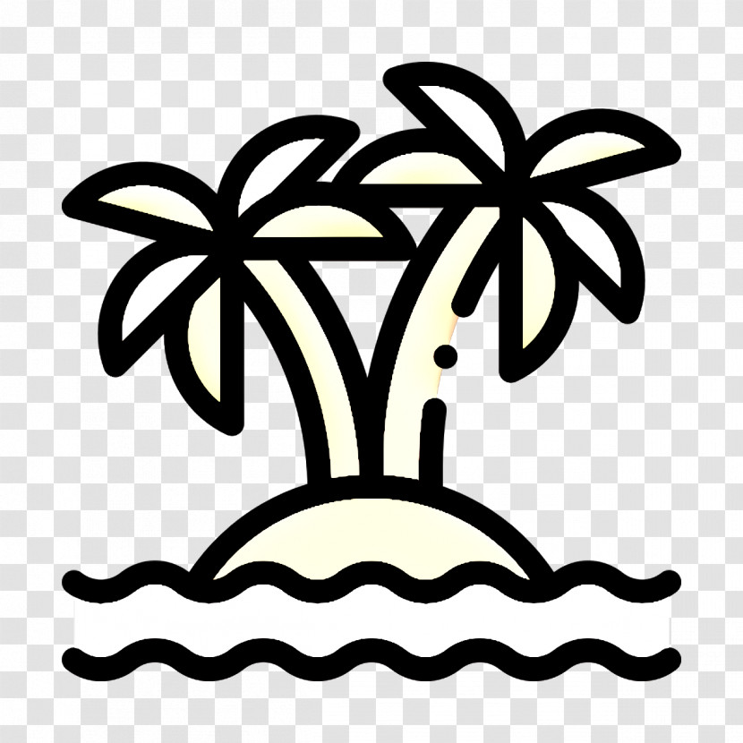 Island Icon Summer Sales Icon Transparent PNG