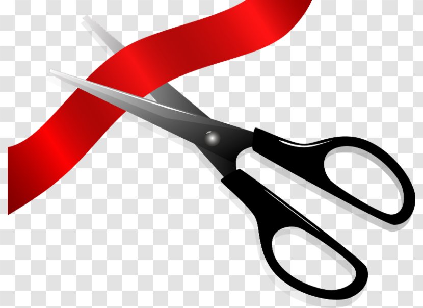 Scissors Ribbon Opening Ceremony Cutting Stock Photography Transparent PNG