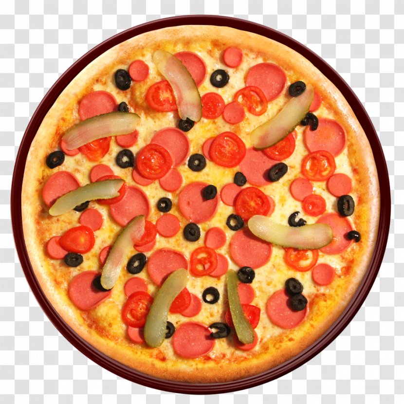 California-style Pizza Sicilian Cuisine Of The United States Junk Food - Cheese Transparent PNG