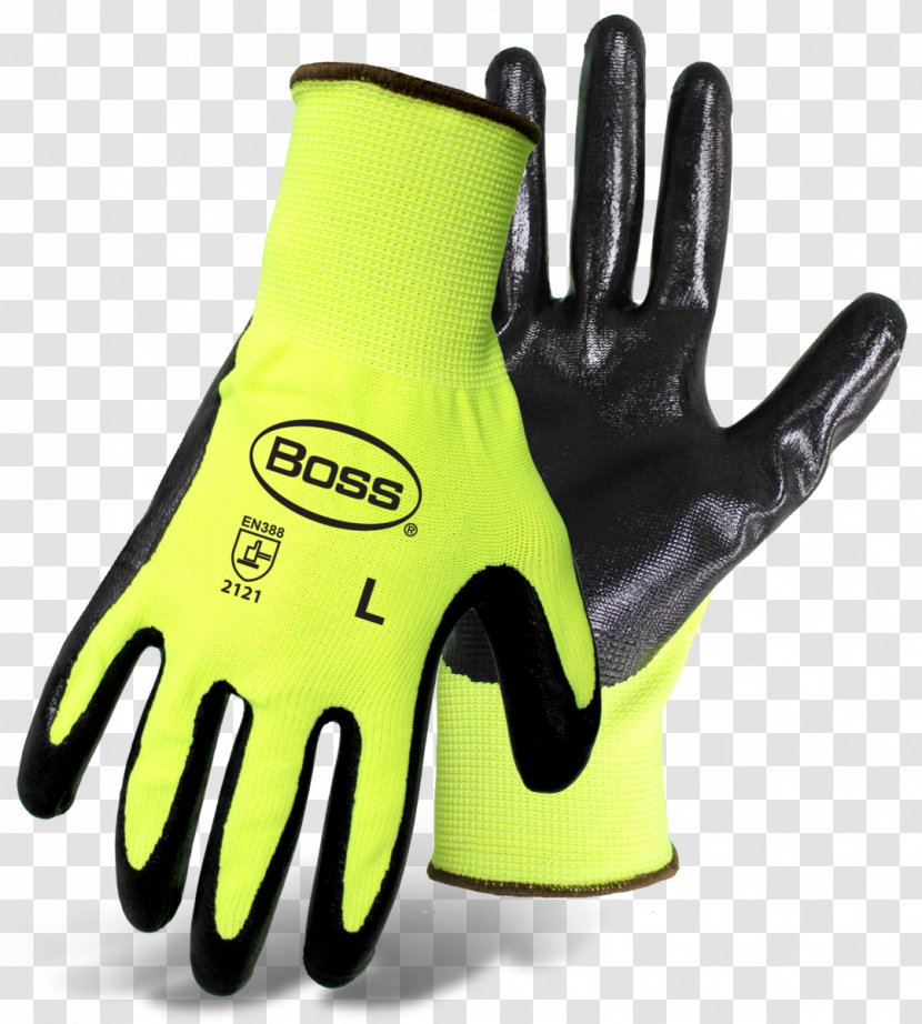 High-visibility Clothing Cycling Glove Hand Finger Transparent PNG