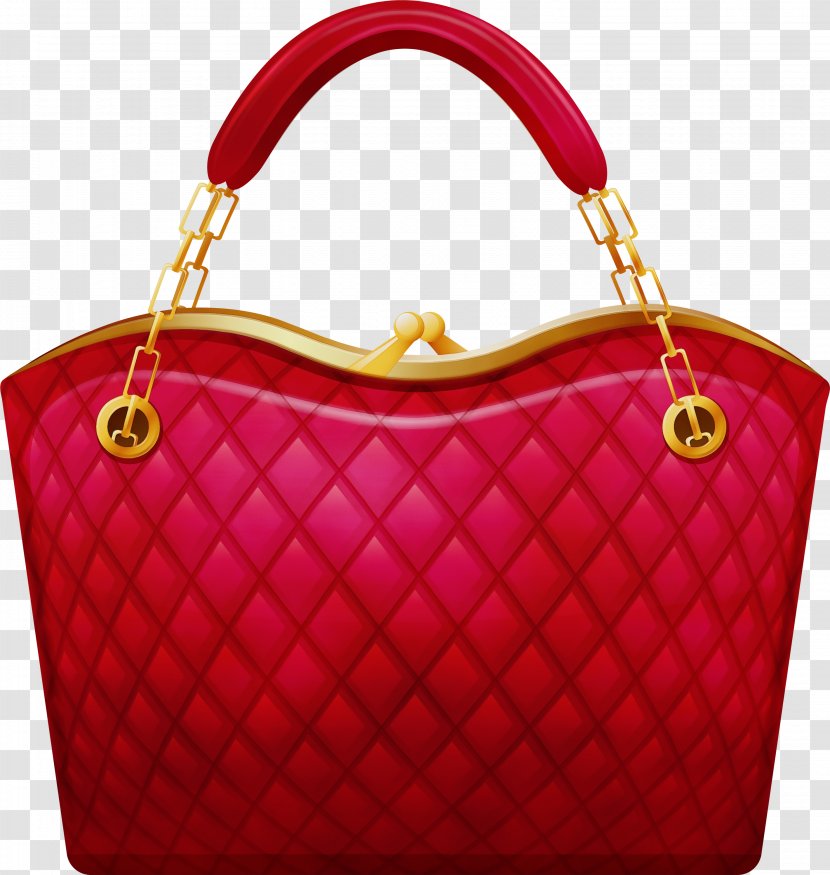 Handbag Bag Red Fashion Accessory Shoulder - Magenta Transparent PNG