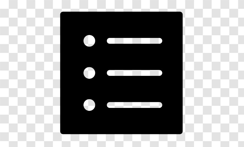 Hamburger Button Menu - Computer Font Transparent PNG