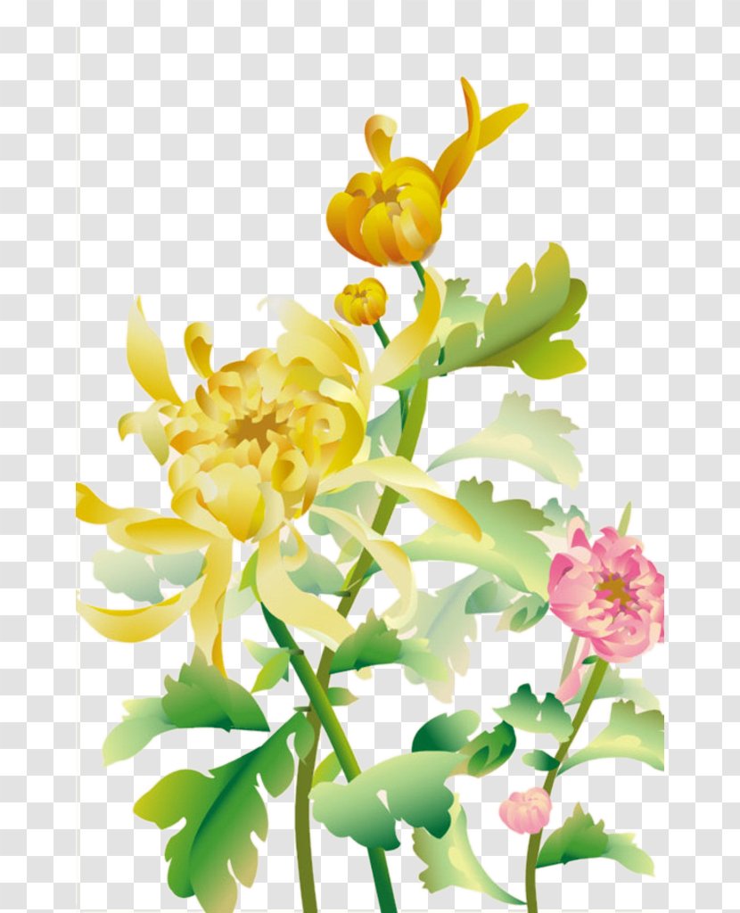 Chrysanthemum Xd7grandiflorum Floral Design Flower - Bouquet - Vector Transparent PNG