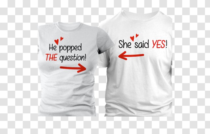 Long-sleeved T-shirt Clothing - Sweatshirt - She Said Yes Transparent PNG