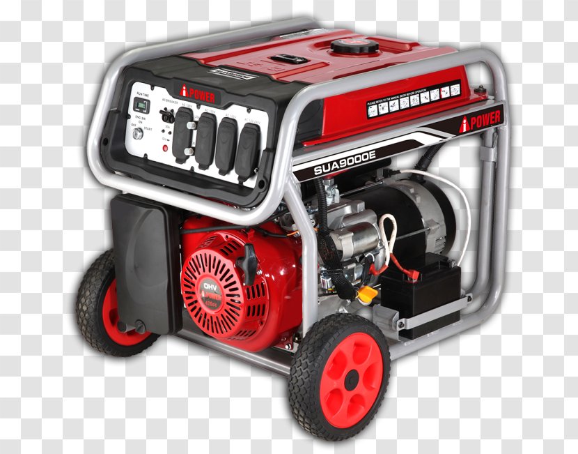 Electric Generator Engine-generator Electricity Gasoline RYOBI 3600 Watt - Power Transparent PNG