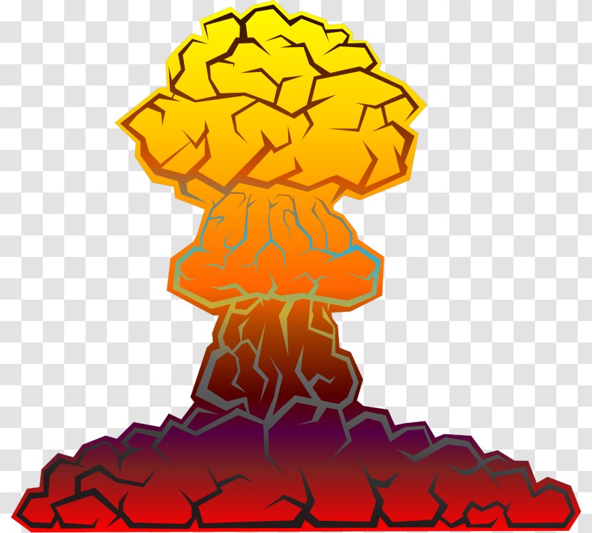 Nuclear Explosion Weapon Clip Art - Mushroom Cloud - War Cliparts Transparent PNG