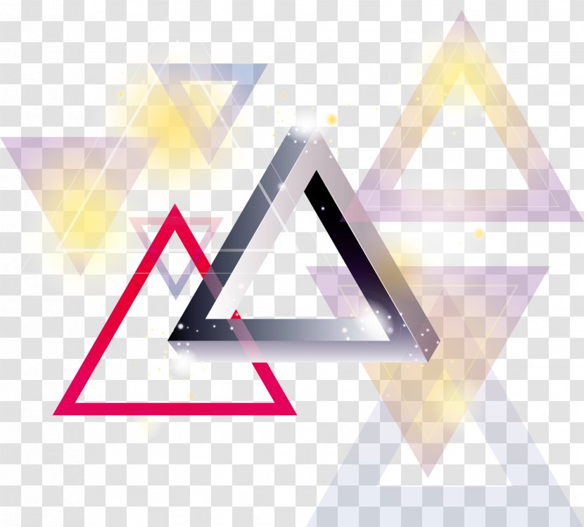 Triangle - White - Vector Transparent PNG