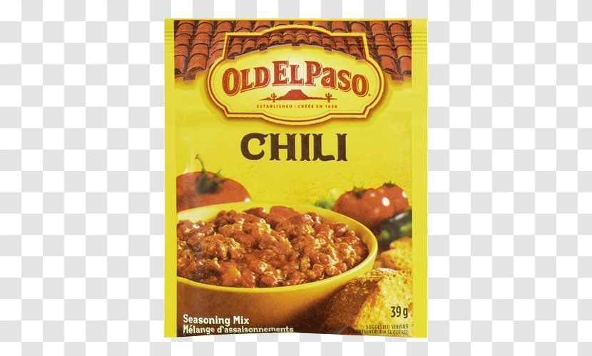Chutney Taco Old El Paso Seasoning Chili Powder - Recipe Transparent PNG