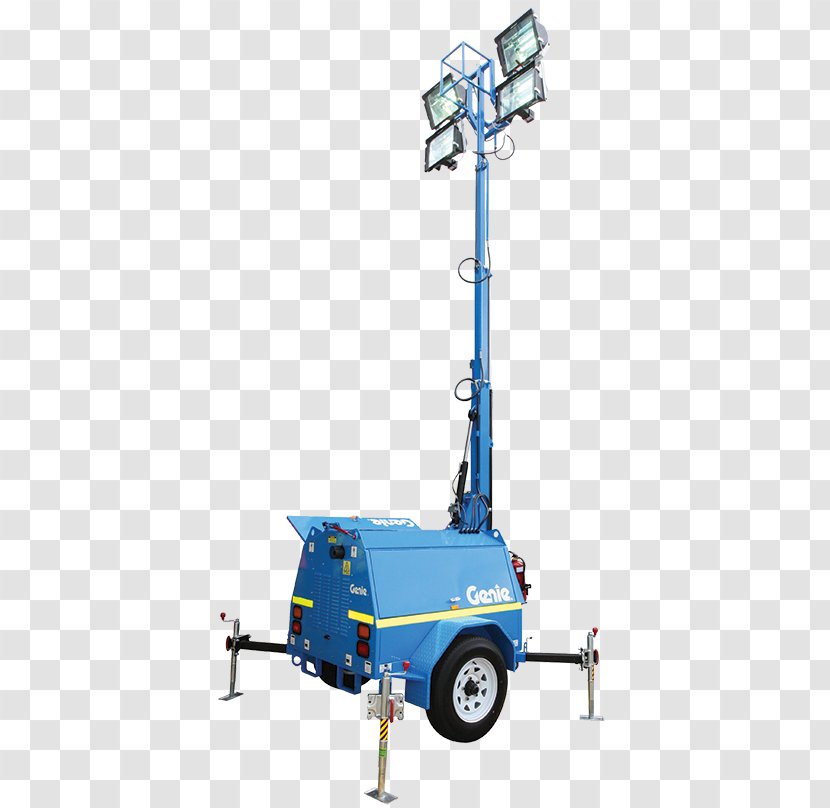 Genie Machine A-weighting - Vehicle - Light Tower Transparent PNG