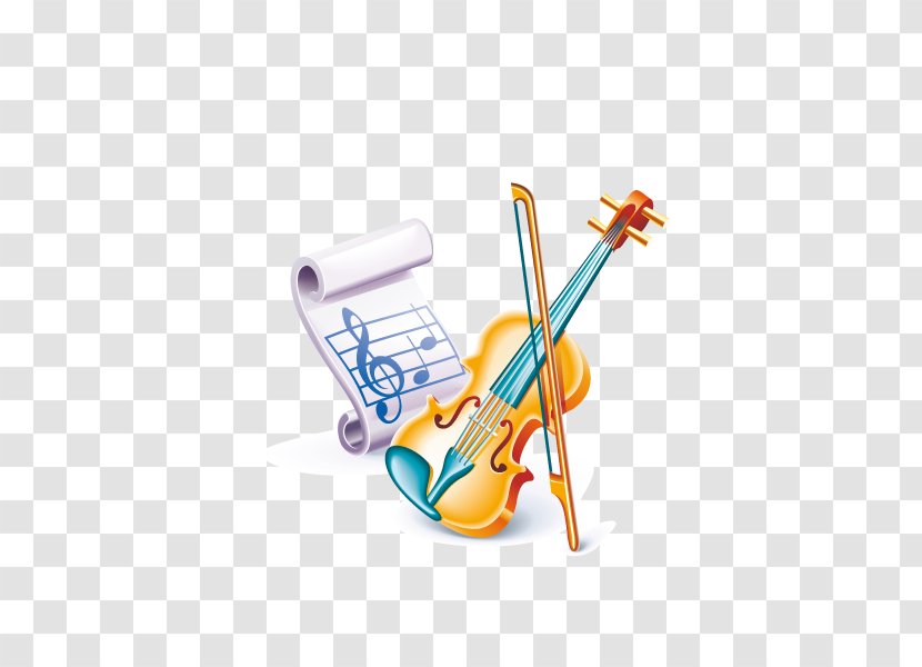 School Education Icon - Watercolor - Violin,Note Transparent PNG