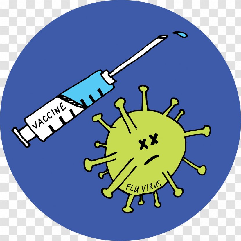 Flu Season Influenza Clip Art Image Health - Biology Clipart Black And White Virus Transparent PNG