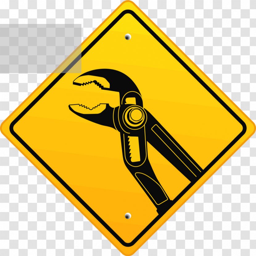 Traffic Sign Shoulder Warning Symbol - Road Transparent PNG