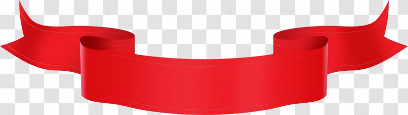 Paper Awareness Ribbon Banner Textile - Stock Photography - Red Transparent PNG